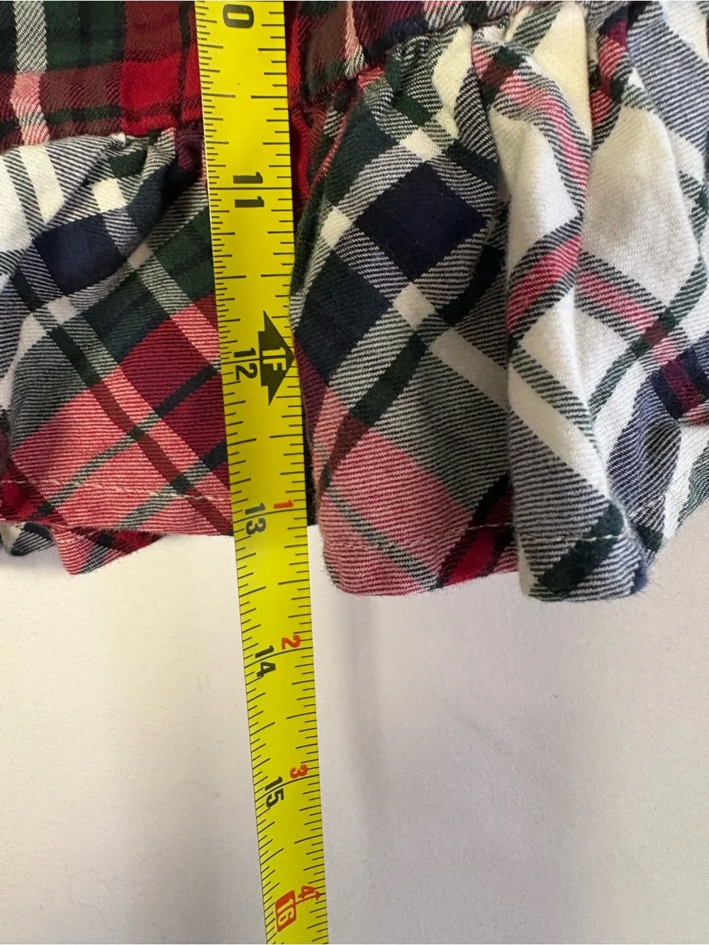Vintage Ralph Lauren Holiday Plaid Baby Dress 9M